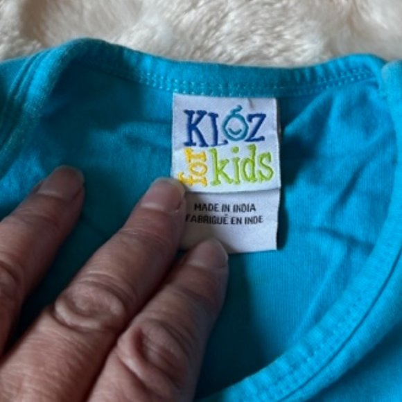 2/$30 Kloz for Kids Blue Sleeveless Dress Girls Size 6 - Picture 4 of 12